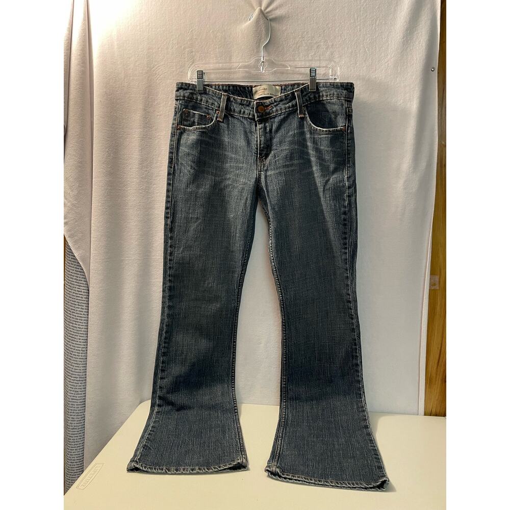 Levi Strauss‎ signature blue jeans low slim bootcut juniors sz 13 medium spandex